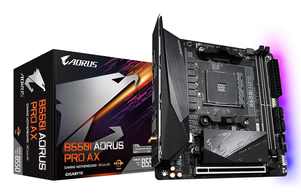 "B550I AORUS PRO AX" GIGABYTE