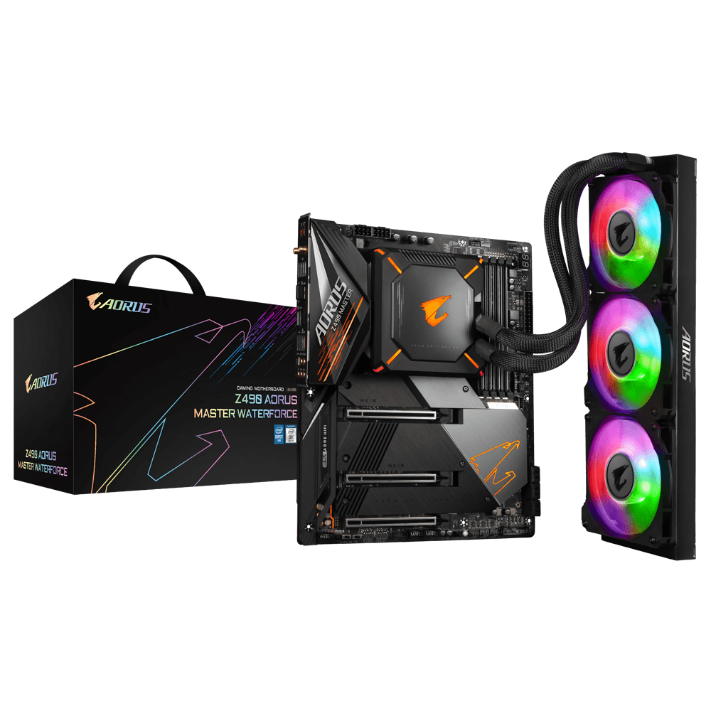 "Z490 AORUS MASTER WATERFORCE" GIGABYTE
