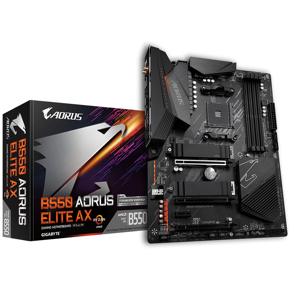 "B550 AORUS ELITE AX" GIGABYTE