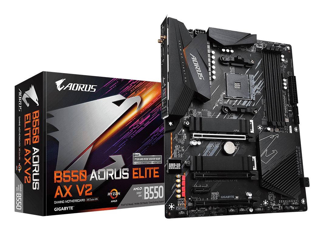 "B550 AORUS ELITE AX V2" GIGABYTE