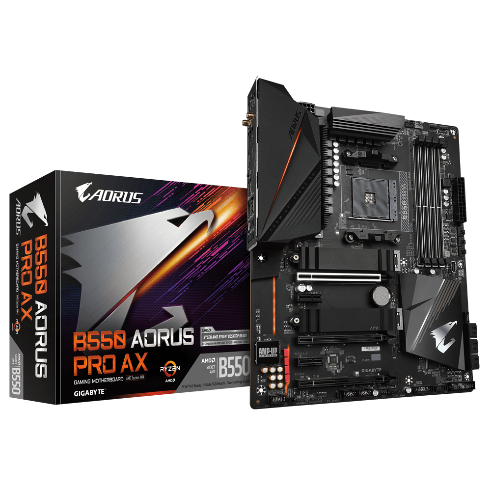 "B550 AORUS PRO AX" GIGABYTE