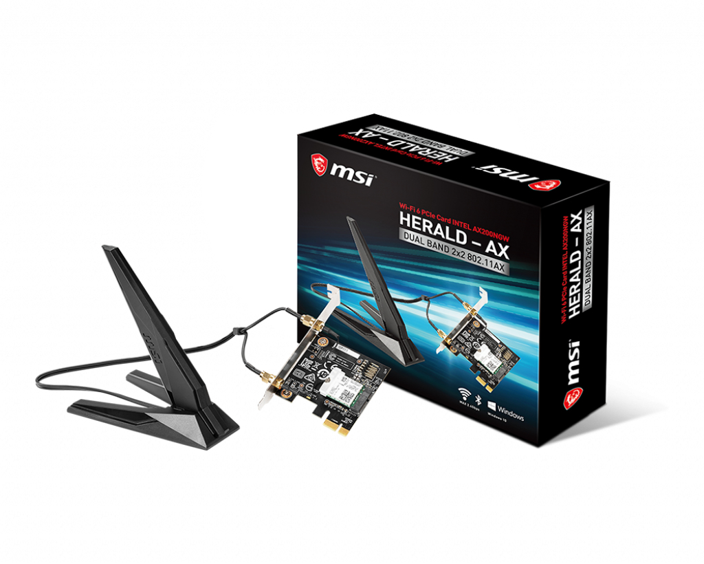 "HERALD-AX INTEL AX200NGW WI-FI 6" MSI