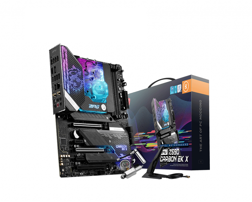 "MPG Z590 CARBON EK X" MSI
