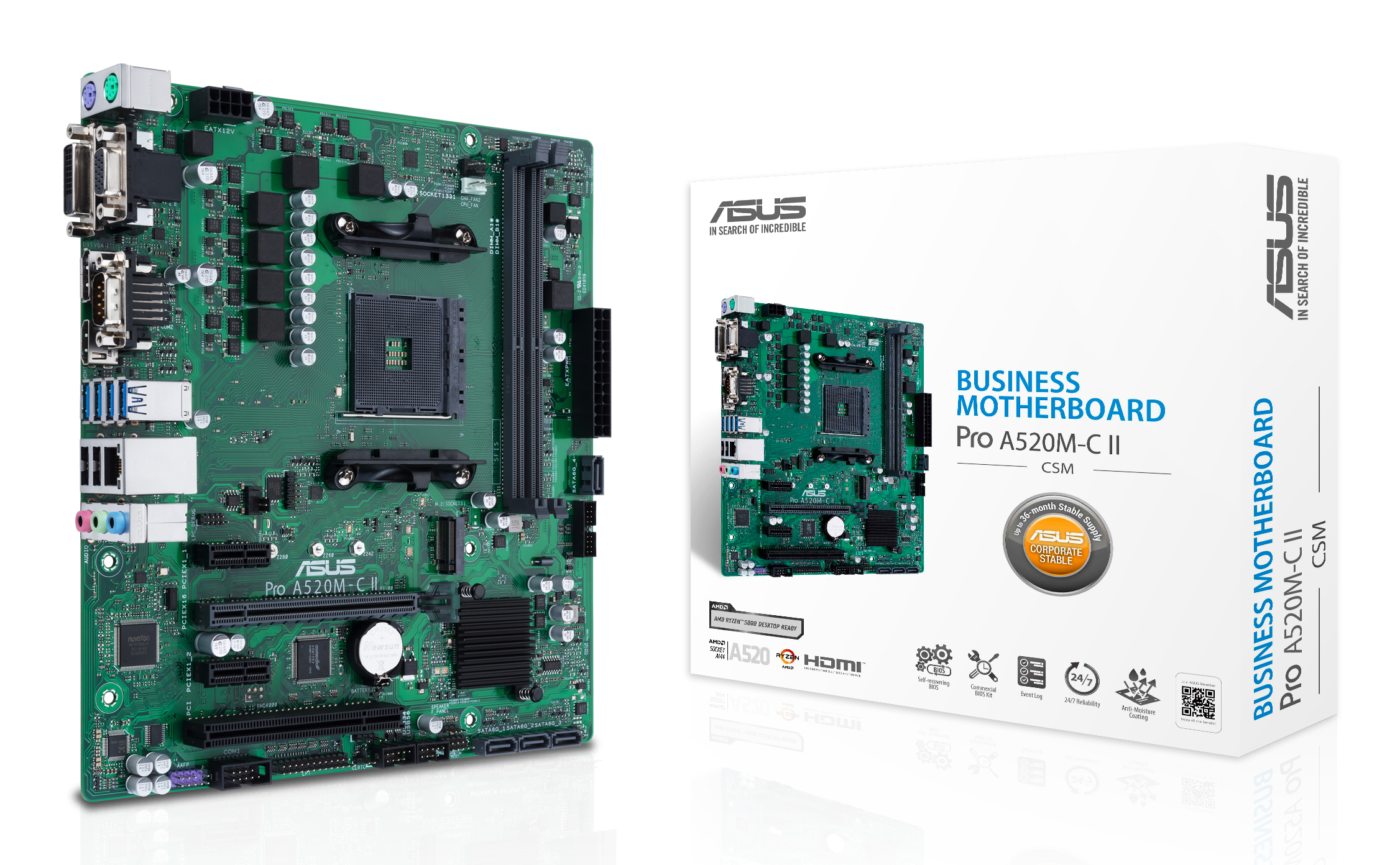 "PRO A520M-C II/CSM" ASUS