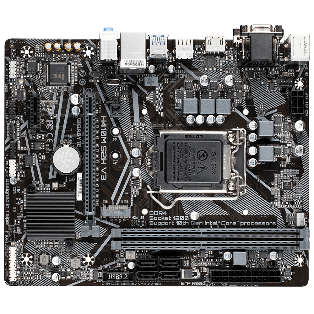 "H410M S2H V3 1.0" GIGABYTE
