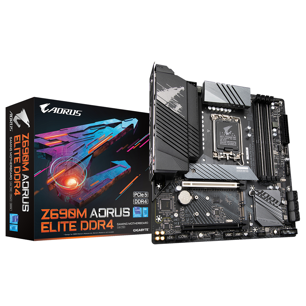 "Z690M AORUS ELITE DDR4" GIGABYTE