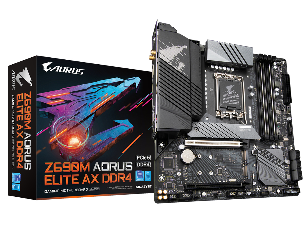 "Z690M A ELITE AX DDR4" GIGABYTE