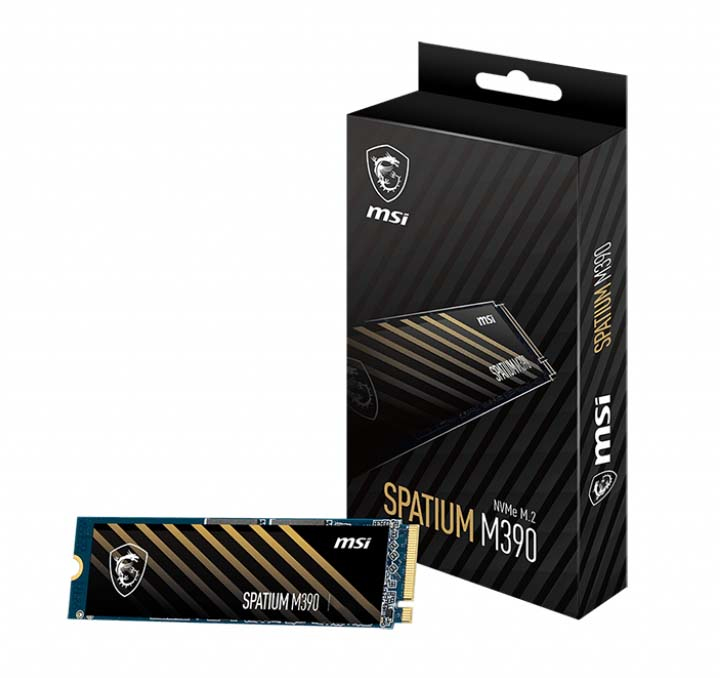 "SPATIUM M390 NVME M.2 500GB" MSI