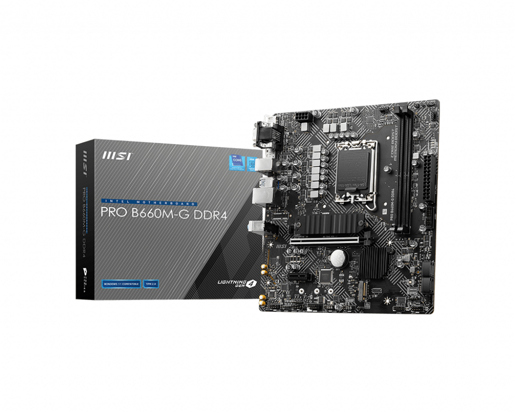 "PRO B660M-G DDR4" MSI