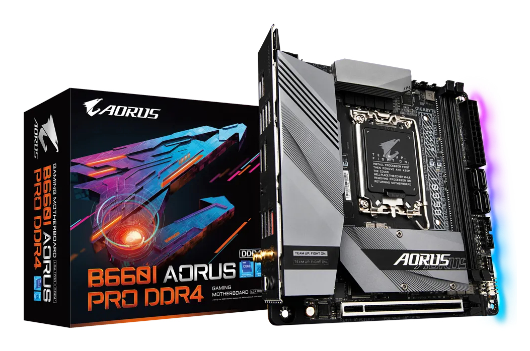 "B660I AORUS PRO DDR4" GIGABYTE