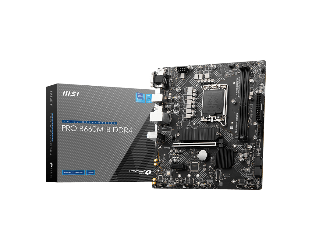"PRO B660M-B DDR4" MSI