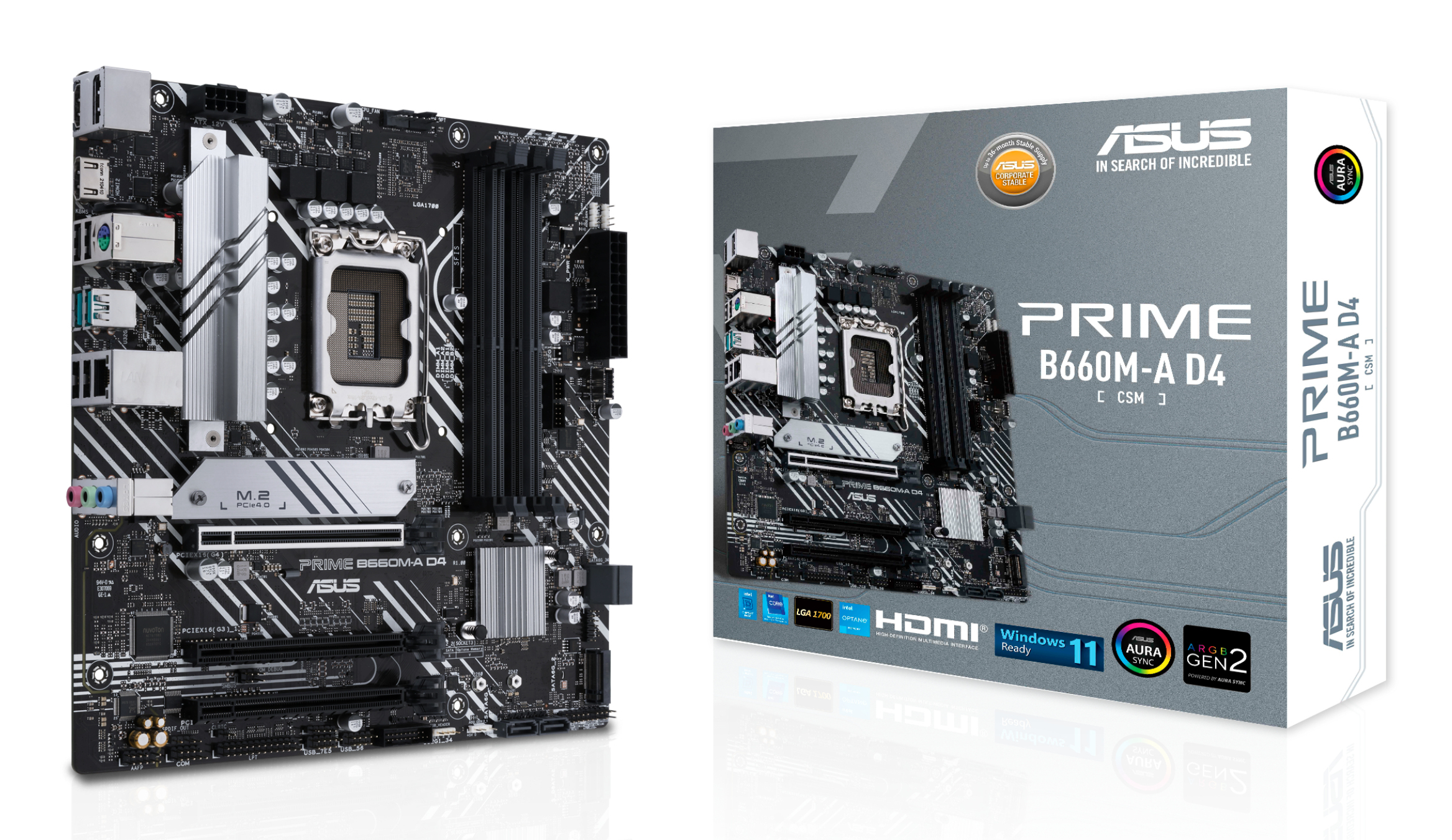 "PRIME B660M-A D4-CSM" ASUS
