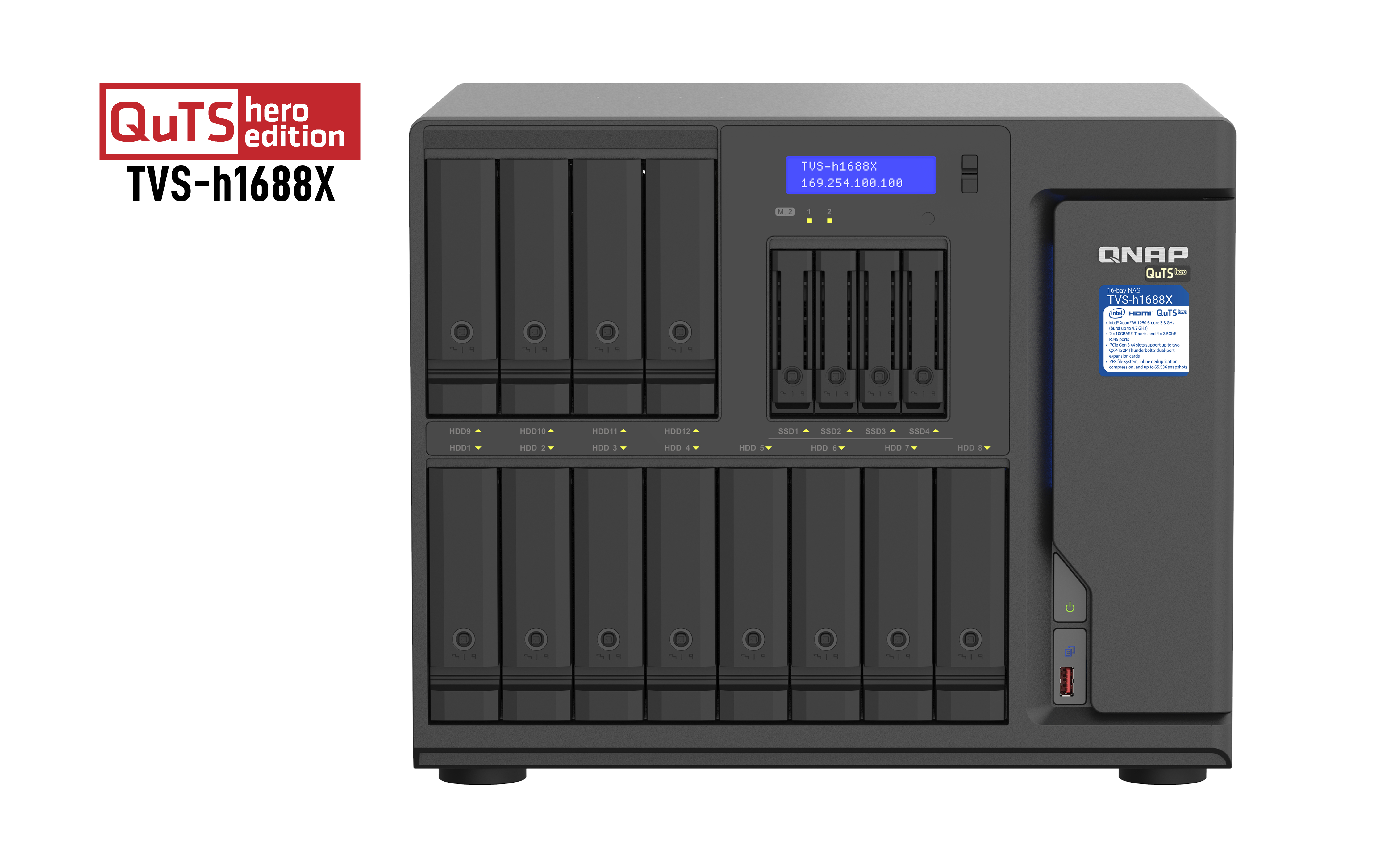TVS-H1688X-W1250-32G/216TB-EXOS QNAP
