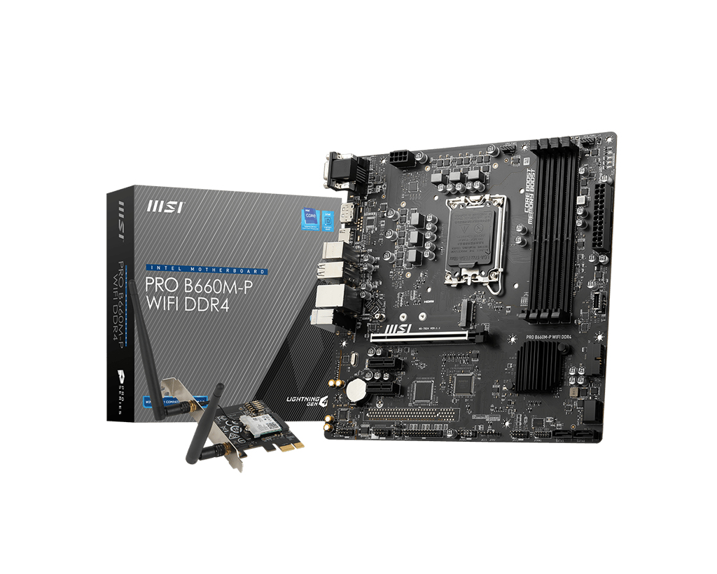 "PRO B660M-P WIFI DDR4" MSI