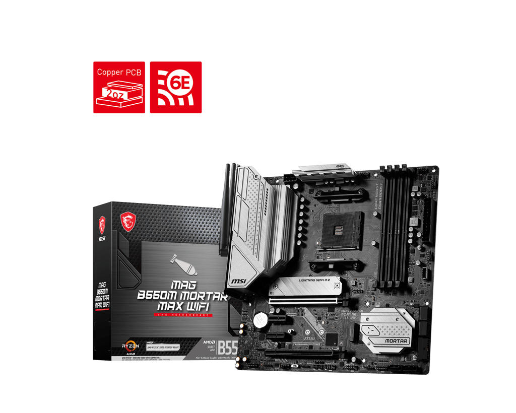 "MAG B550M MORTAR MAX WIFI" MSI
