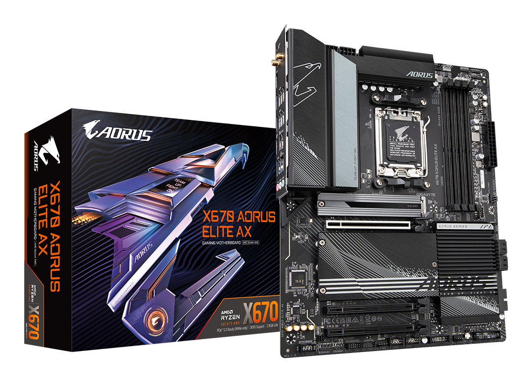 "X670 AORUS ELITE AX" GIGABYTE