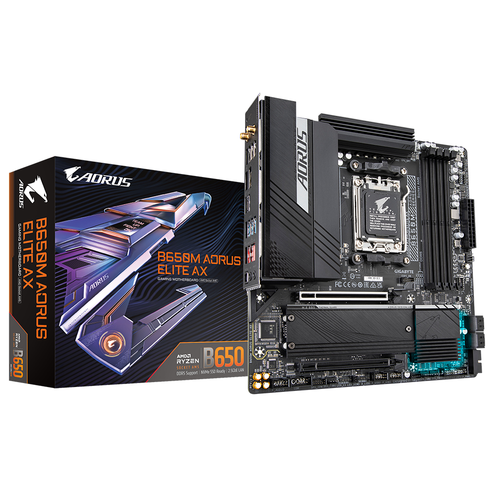 "B650M AORUS ELITE AX" GIGABYTE