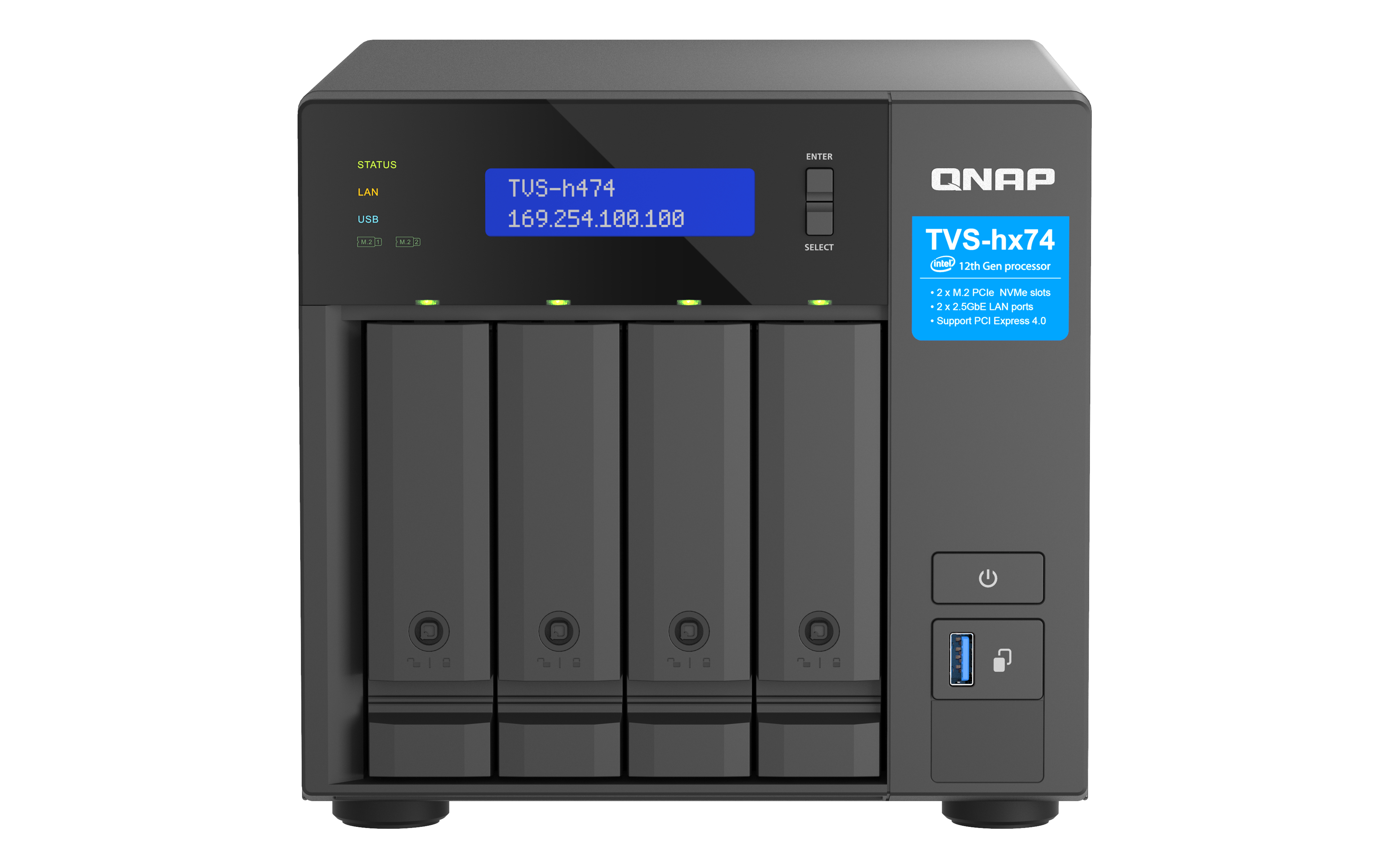 TVS-H474-PT-8G/16TB-IW QNAP