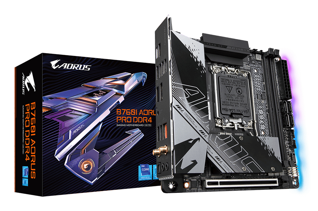 "B760I AORUS PRO DDR4" GIGABYTE
