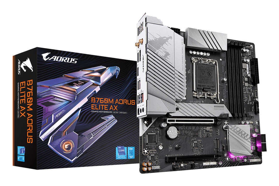 "B760M AORUS ELITE AX" GIGABYTE