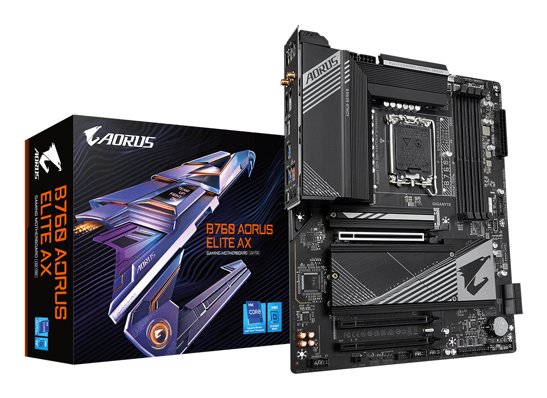 "B760 AORUS ELITE AX" GIGABYTE