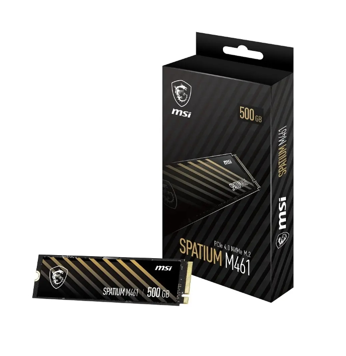 "SPATIUM M461 PCIE 4.0 NVME M.2 500GB" MSI