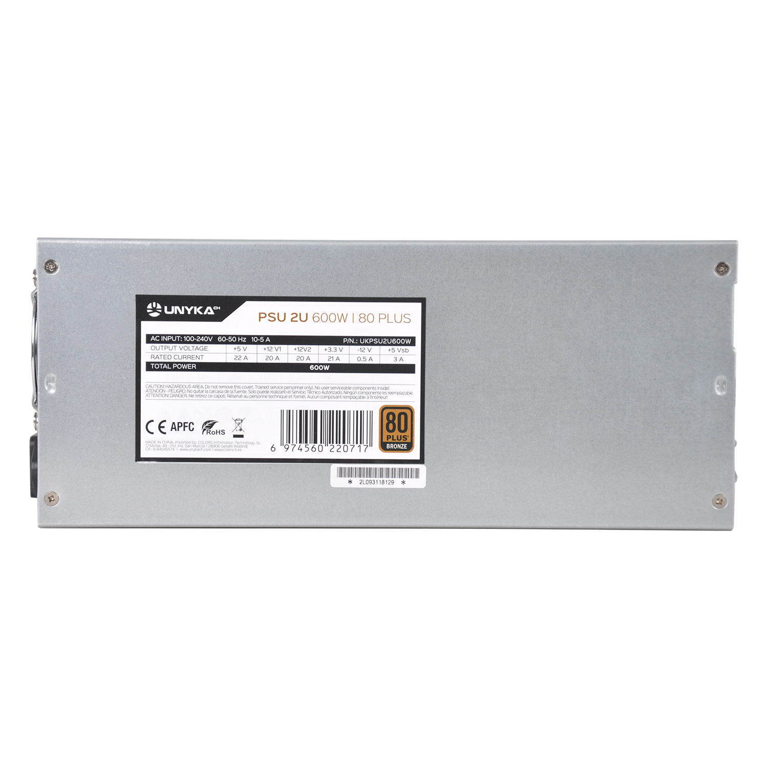 UKPSU2U600W UNYKAch