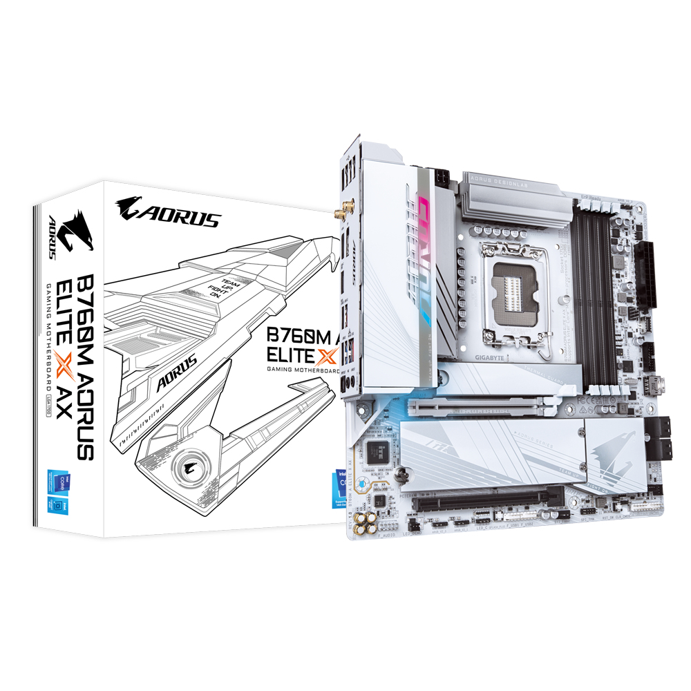 "B760M A ELITE X AX" GIGABYTE