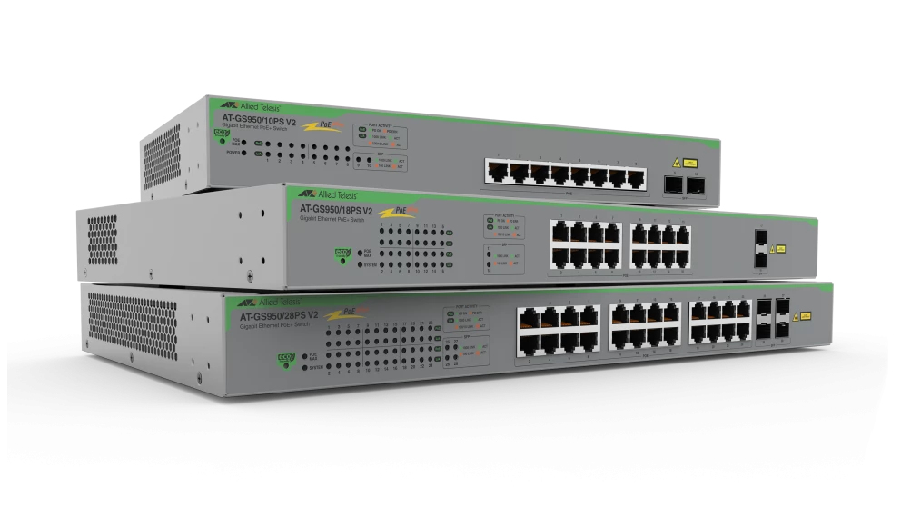 "AT-GS950/10PS V2-10" Allied Telesis