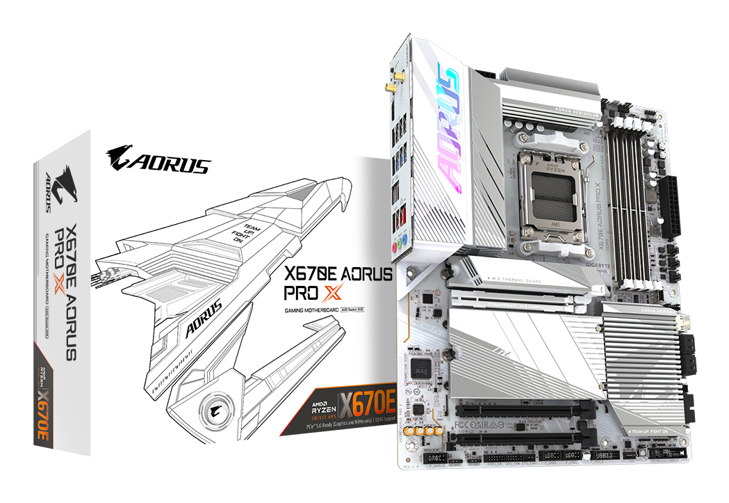 "X670E AORUS PRO X" GIGABYTE