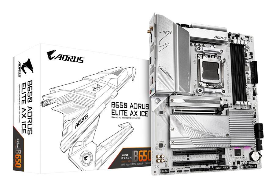 "B650 AORUS ELITE AX ICE" GIGABYTE