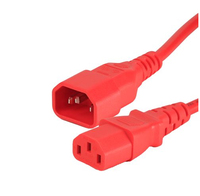 CAB-IEC-C14-IEC-C13-RED-1M-OS