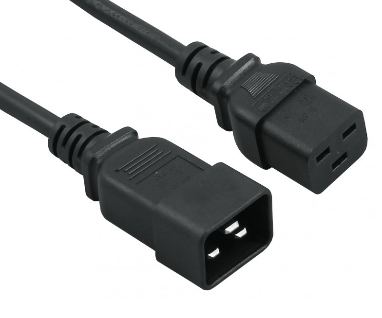 CAB-IEC-C20-IEC-C19-BLK-1M-OS Origin Storage