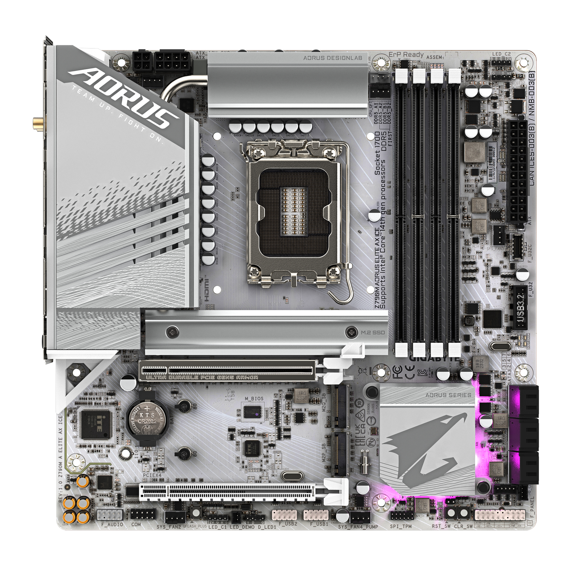 "Z790M AORUS ELITE AX ICE" GIGABYTE
