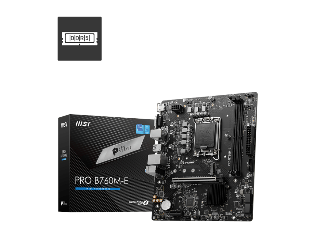"PRO B760M-E" MSI