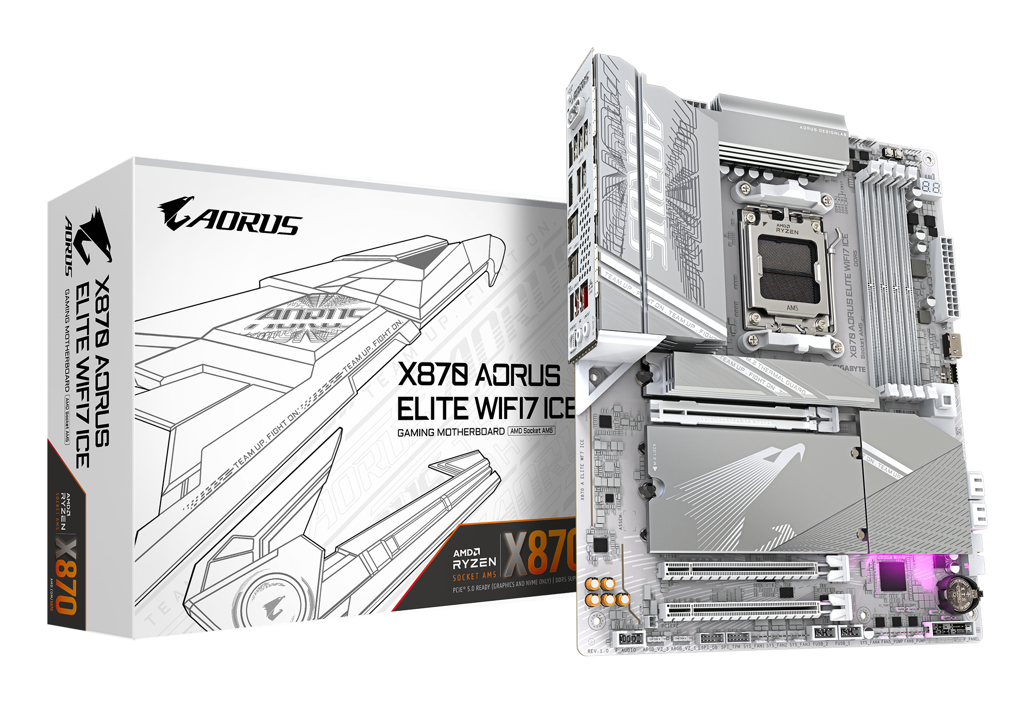 "X870 A ELITE WF7 ICE" GIGABYTE