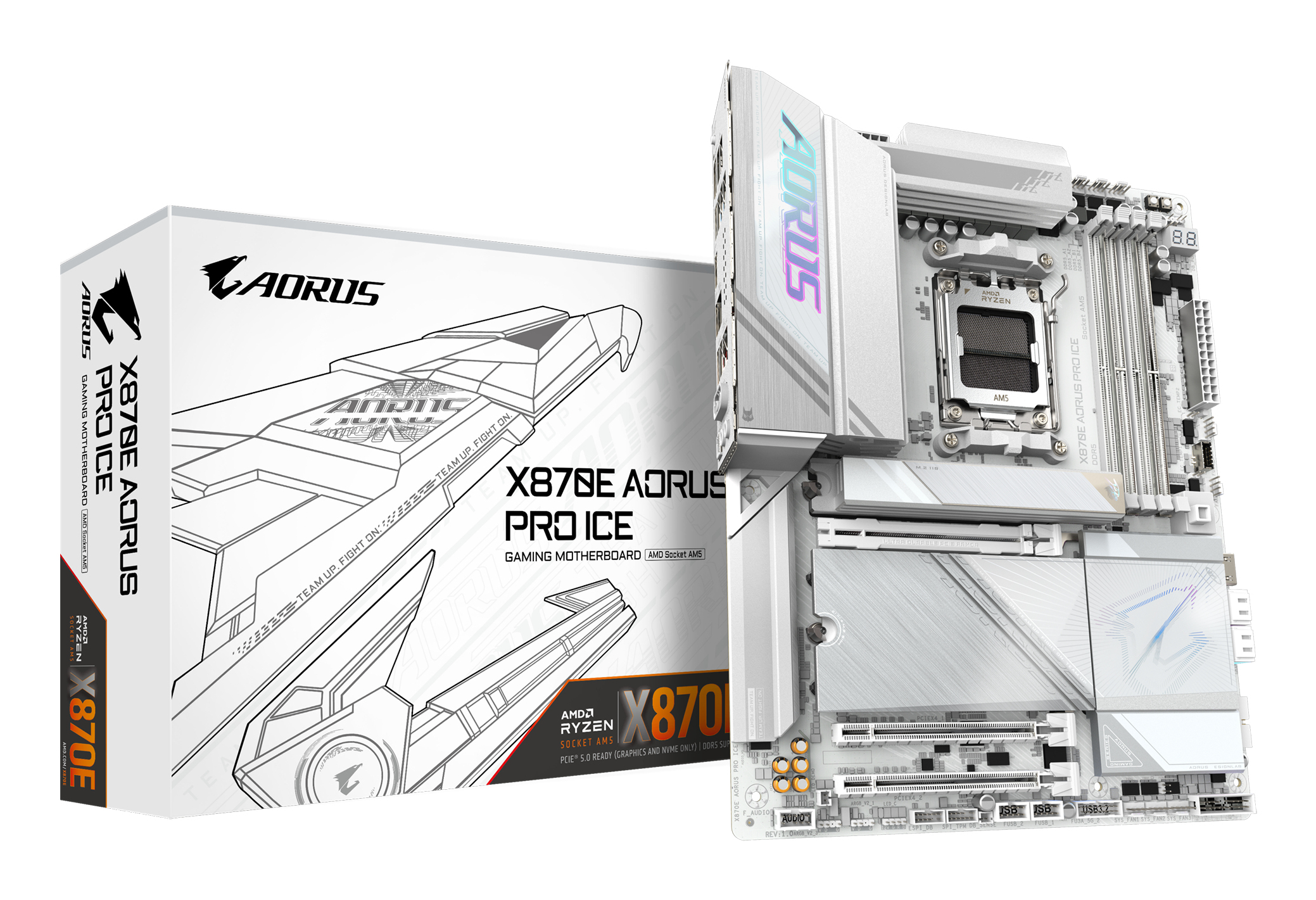 "X870E AORUS PRO ICE" GIGABYTE