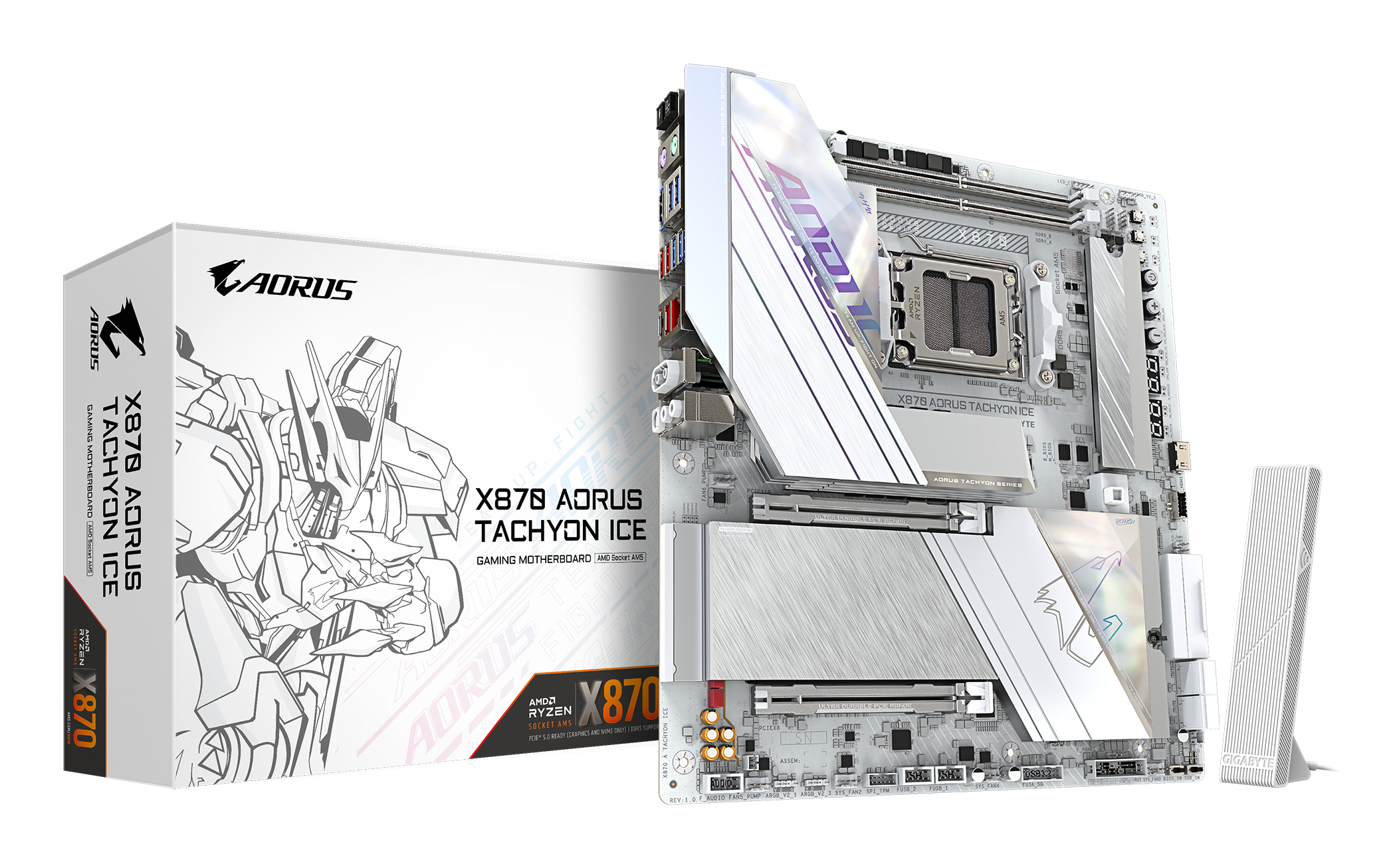 "X870 A TACHYON ICE" GIGABYTE