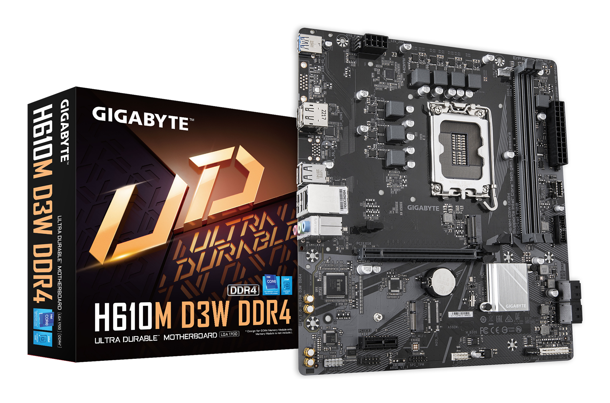 "H610M D3W DDR4" GIGABYTE