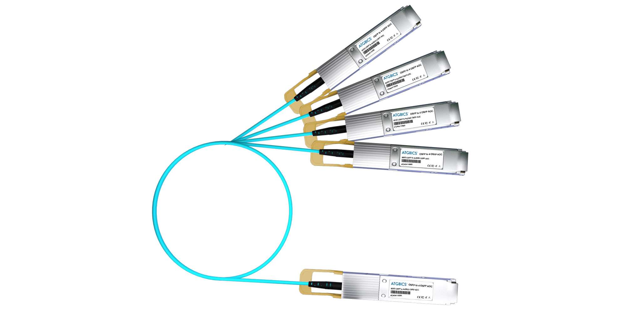 "AOC-OSFP112-4X200G OSFP112-3M-AT" ATGBICS
