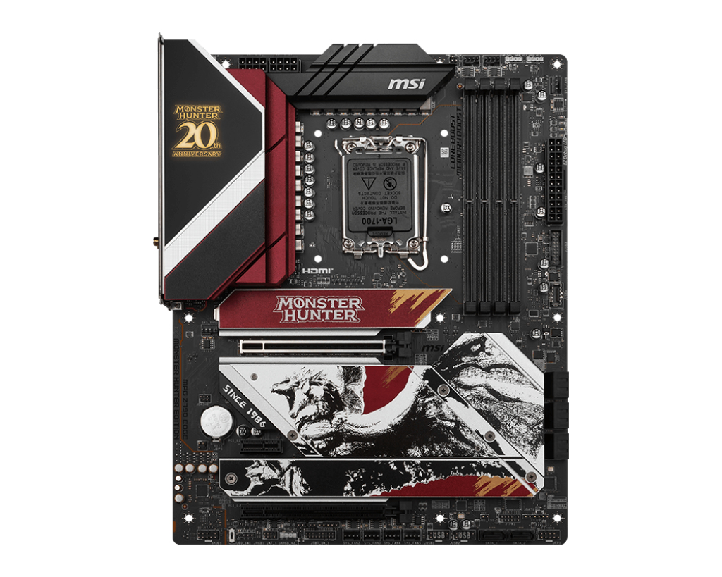 "MPG Z790 EDGE MONSTER HUNTER EDITION" MSI