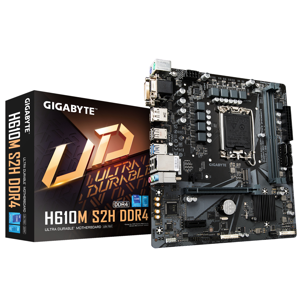"H610M H DDR4 1.2" GIGABYTE
