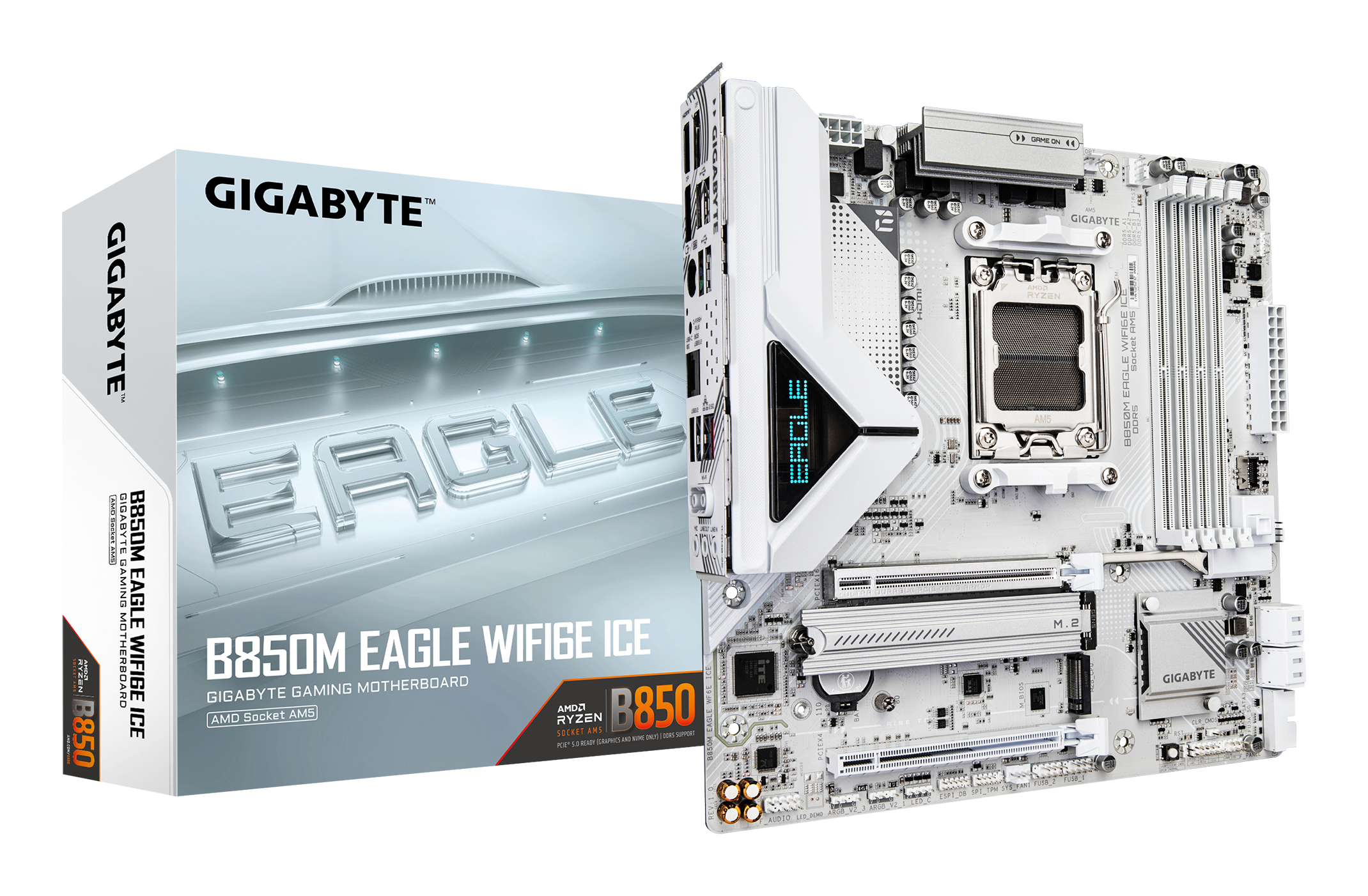 "B850M EAGLE WF6E ICE" GIGABYTE