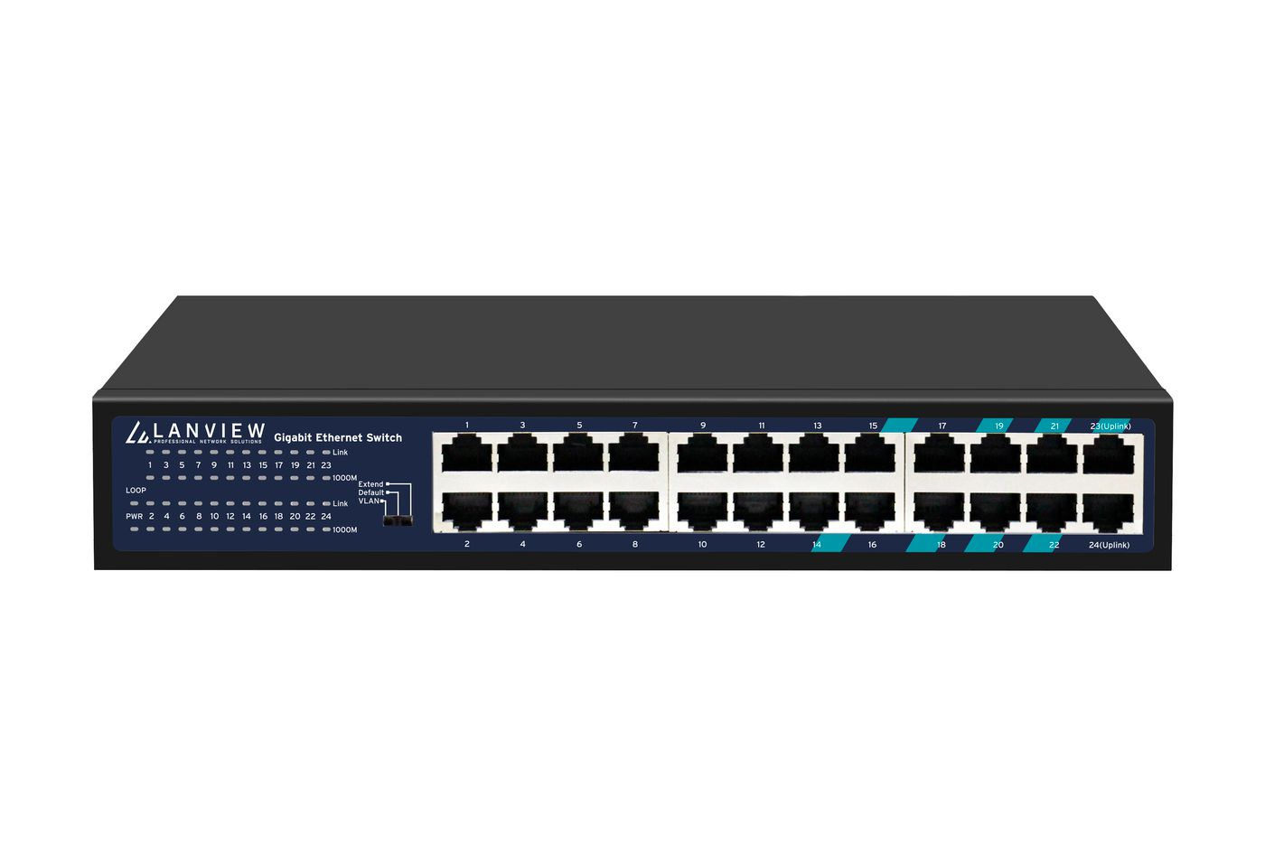 LVN-1U-24PORT-1G Lanview