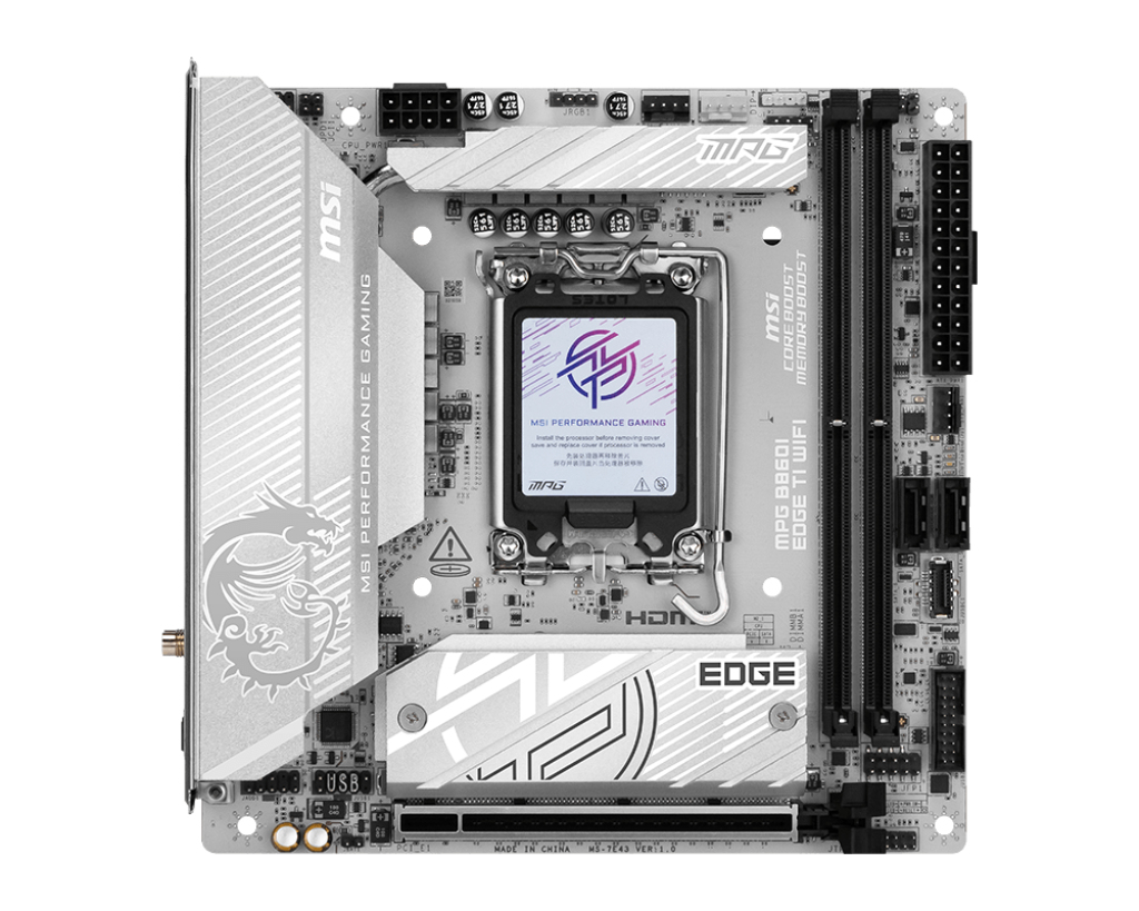 "MPG B860I EDGE TI WIFI" MSI