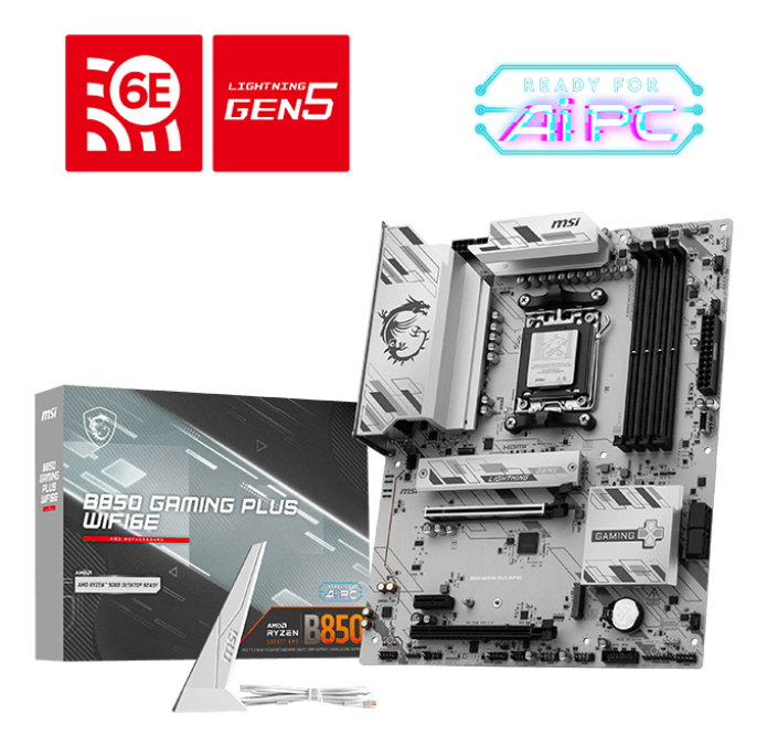 "B850 GAMING PLUS WIFI6E" MSI