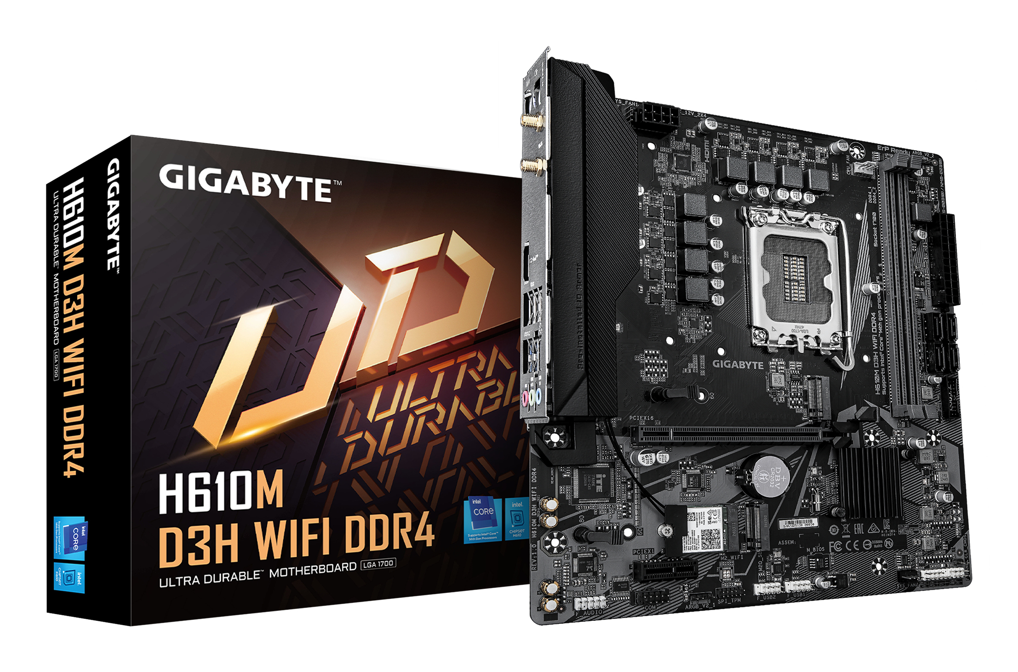 "H610M D3H WIFI DDR4" GIGABYTE