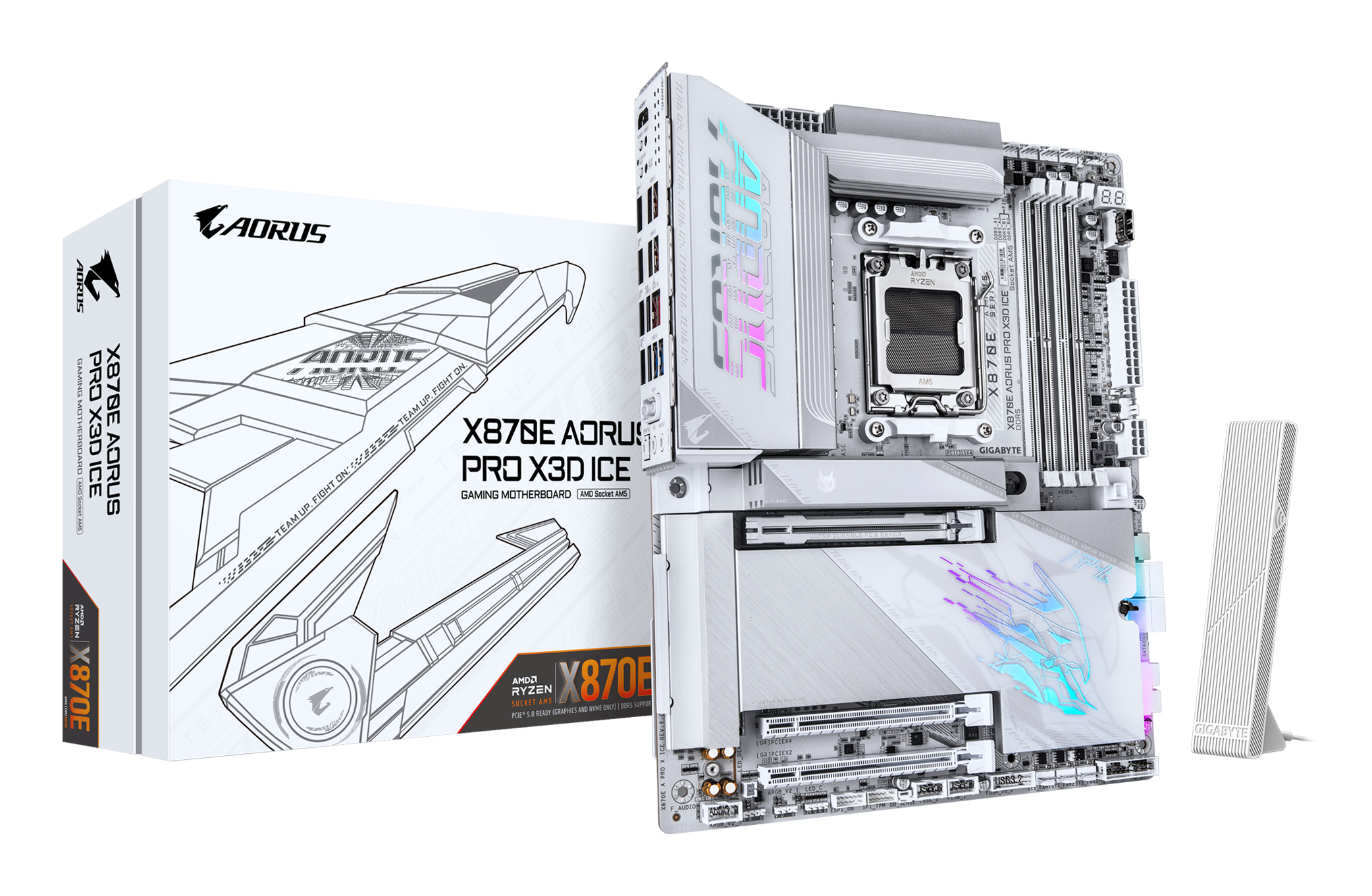 "X870E A PRO X ICE" GIGABYTE
