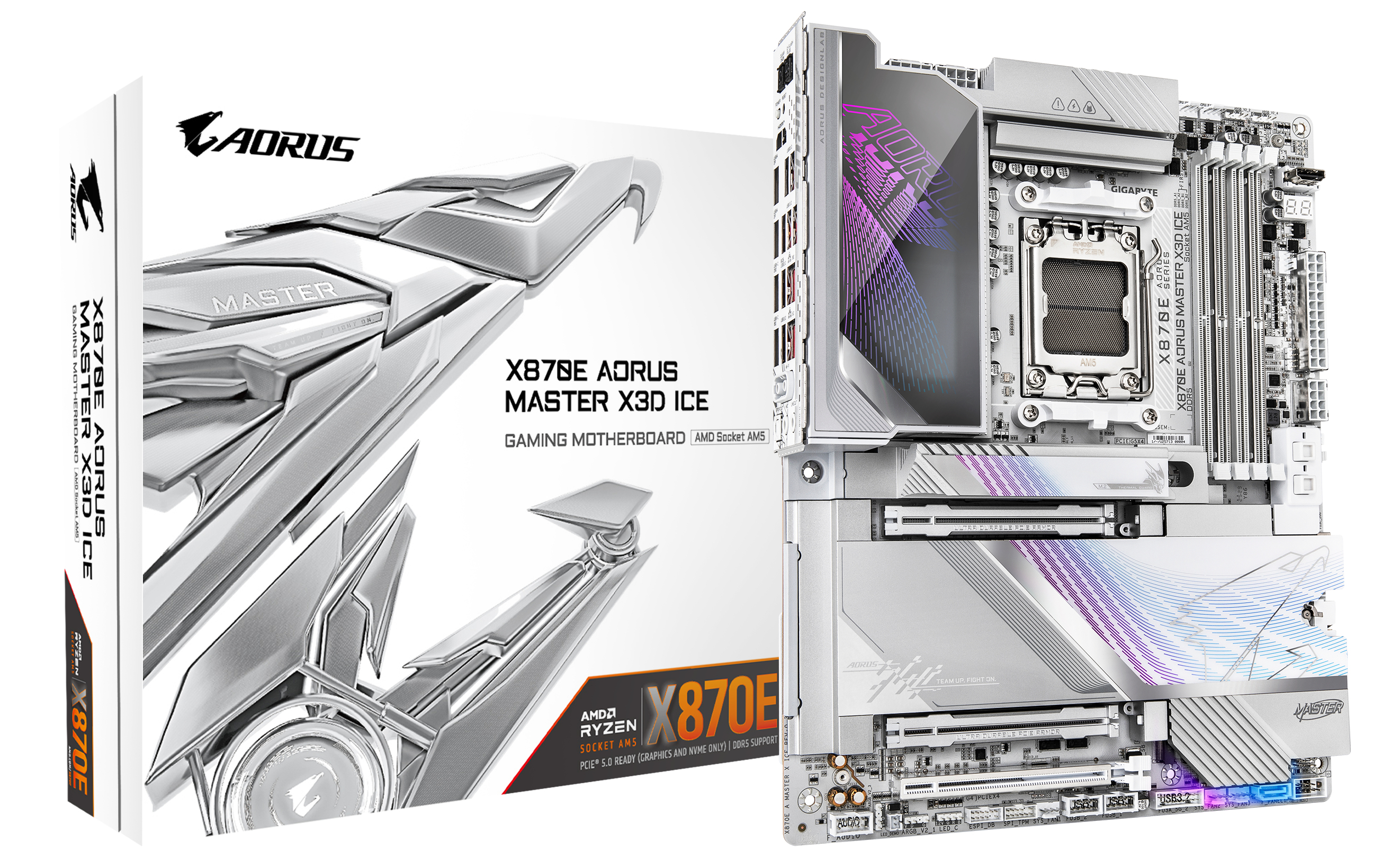 "X870E A MASTER X ICE" GIGABYTE