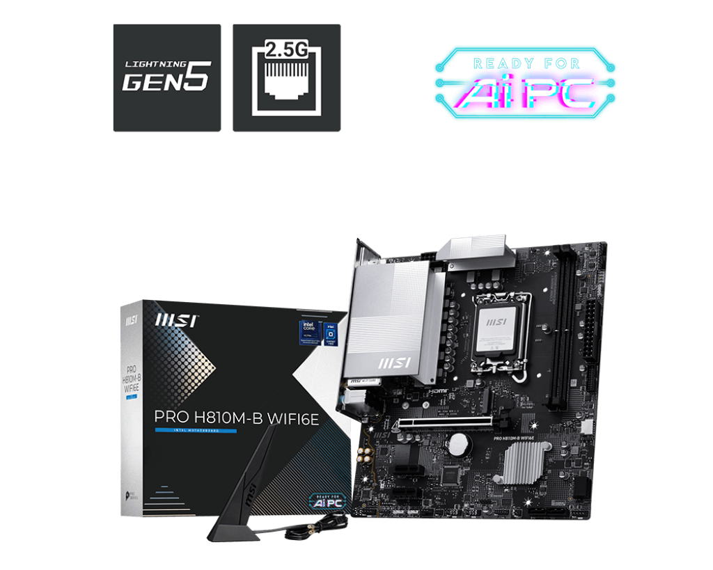 "PRO H810M-B WIFI6E" MSI